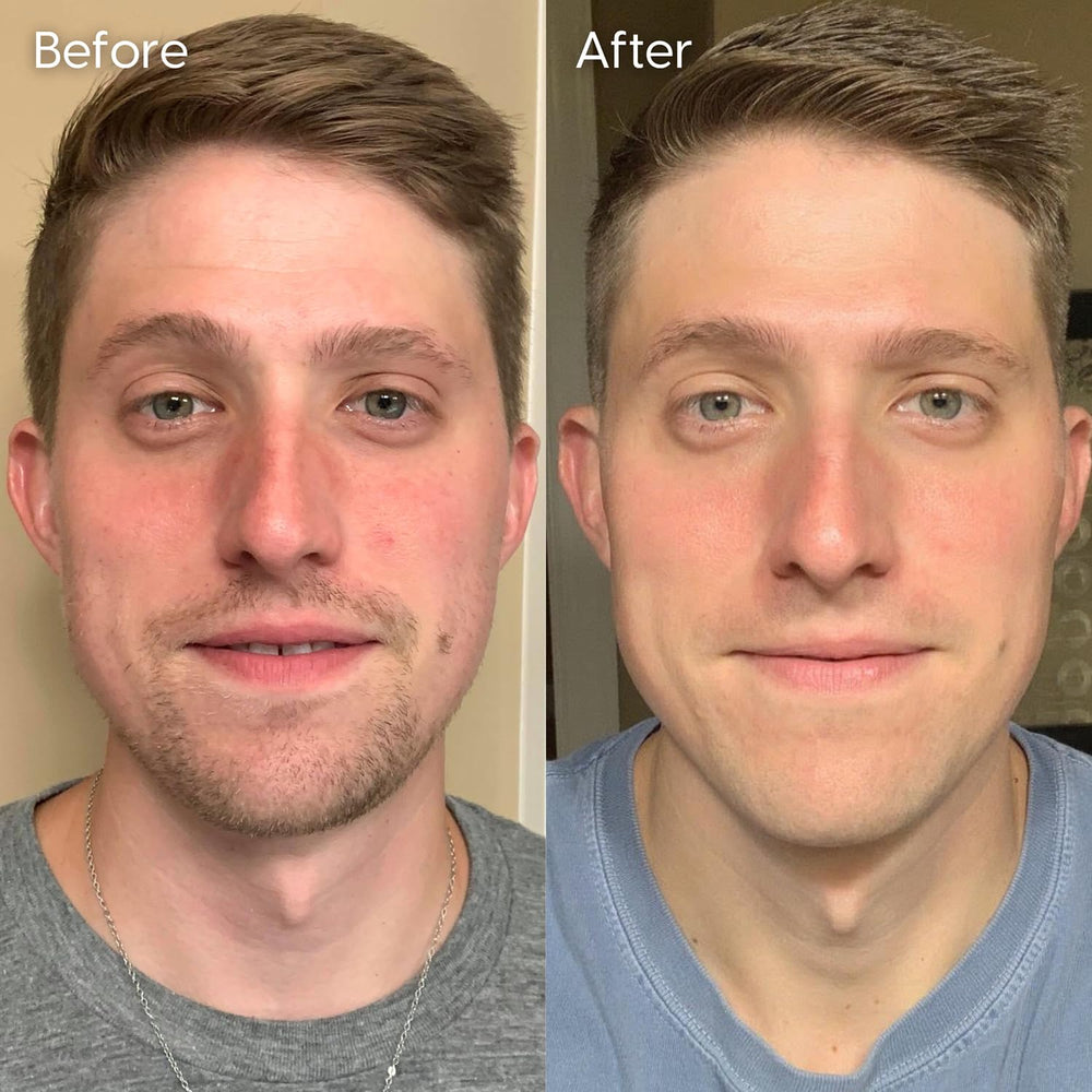 Strive mens moisturizer application demo on clean skin for even coverage