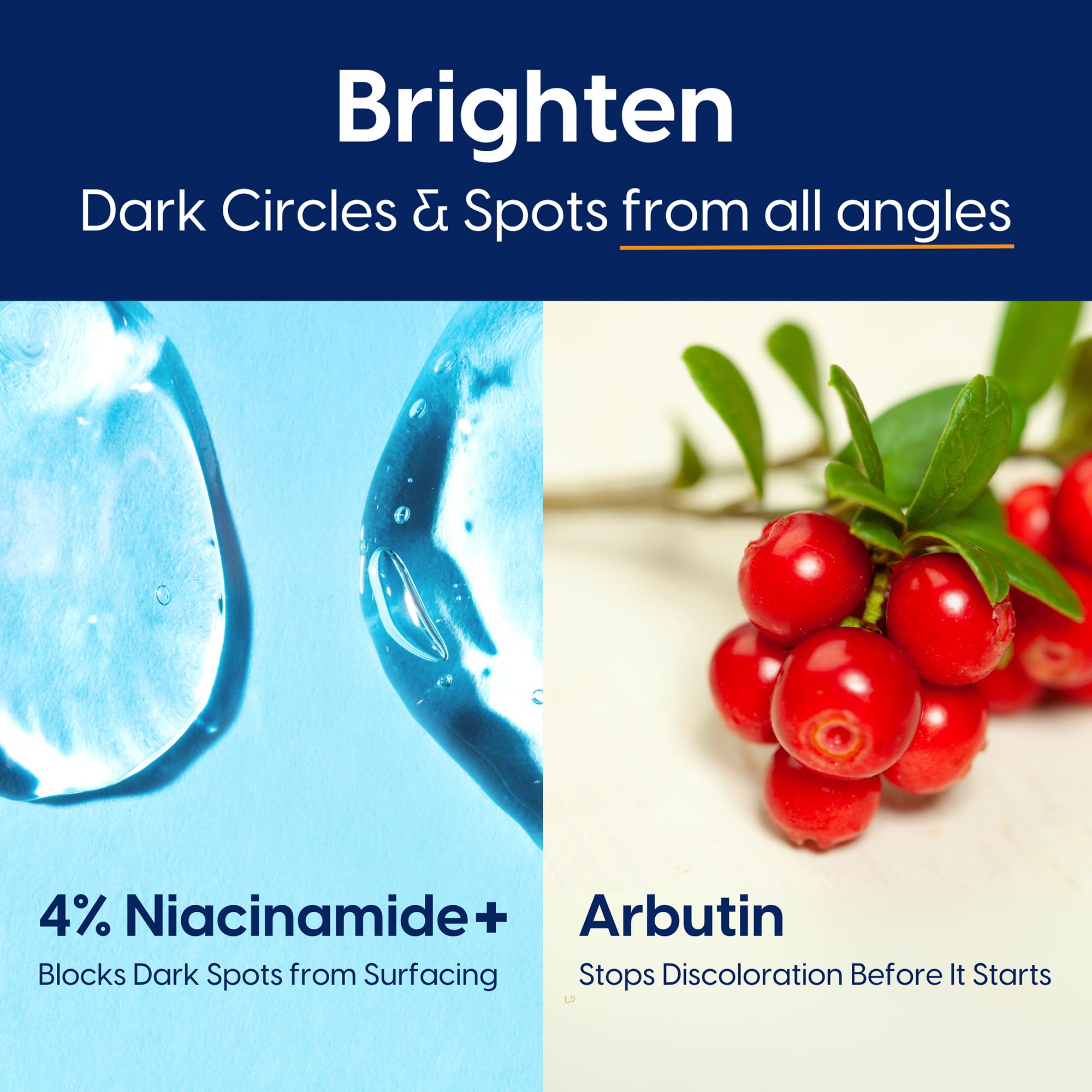 Strive product delivers subtle brightness for an awake look