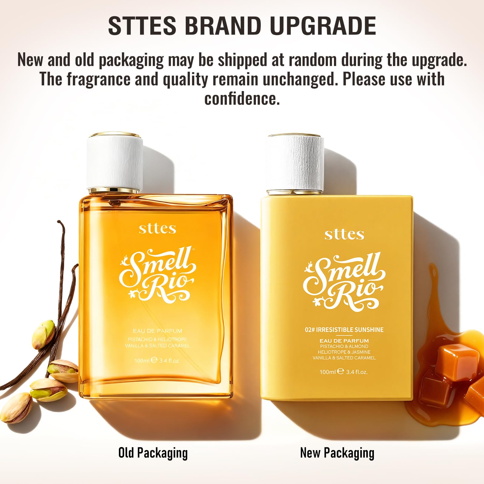 Sttes Perfume 02 Irresistible Sunshine heart notes: sunflower and jasmine bloom.