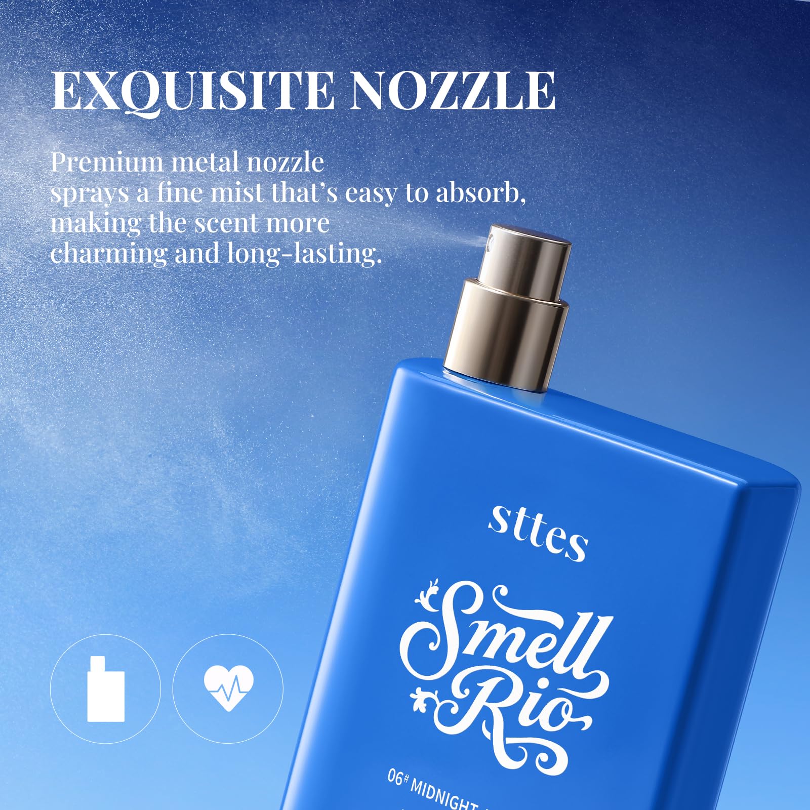 Sttes vanilla note rounds the scent with a soft finish
