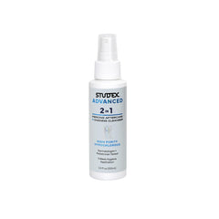 Studex Advanced 2-in-1 bottle front showing gentle piercing aftercare spray for skin