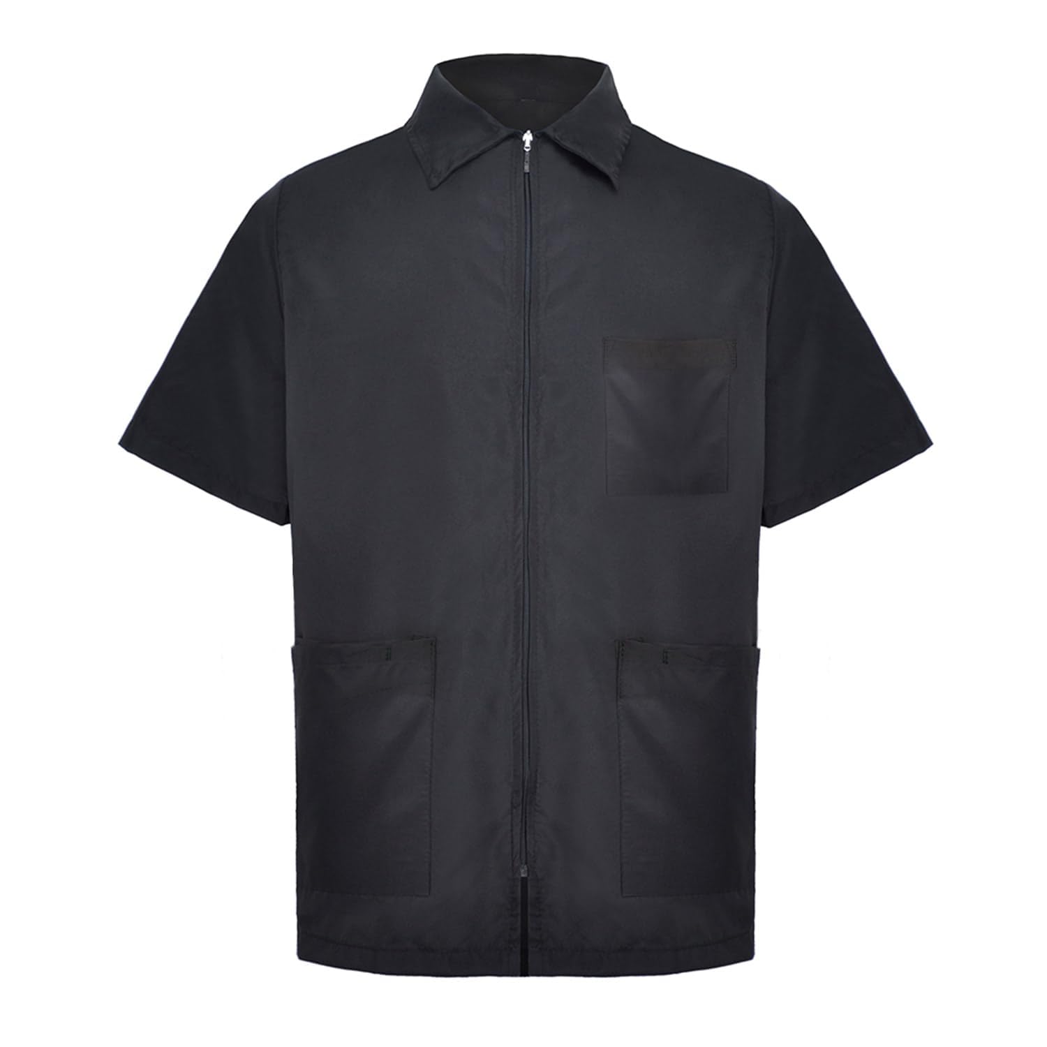 STUDIO LIMITED barber jacket is lightweight for all-day comfort.