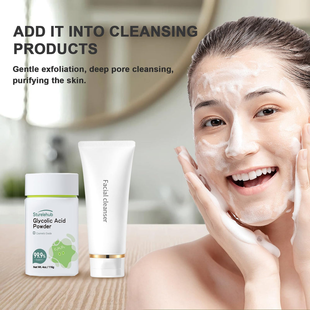 Sturelehub DIY skincare glycolic mask mixing for custom formulations
