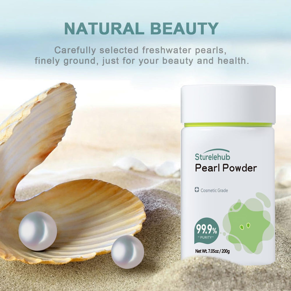 Sturelehub Pearl Powder Organic powder form ready for masks and serums.