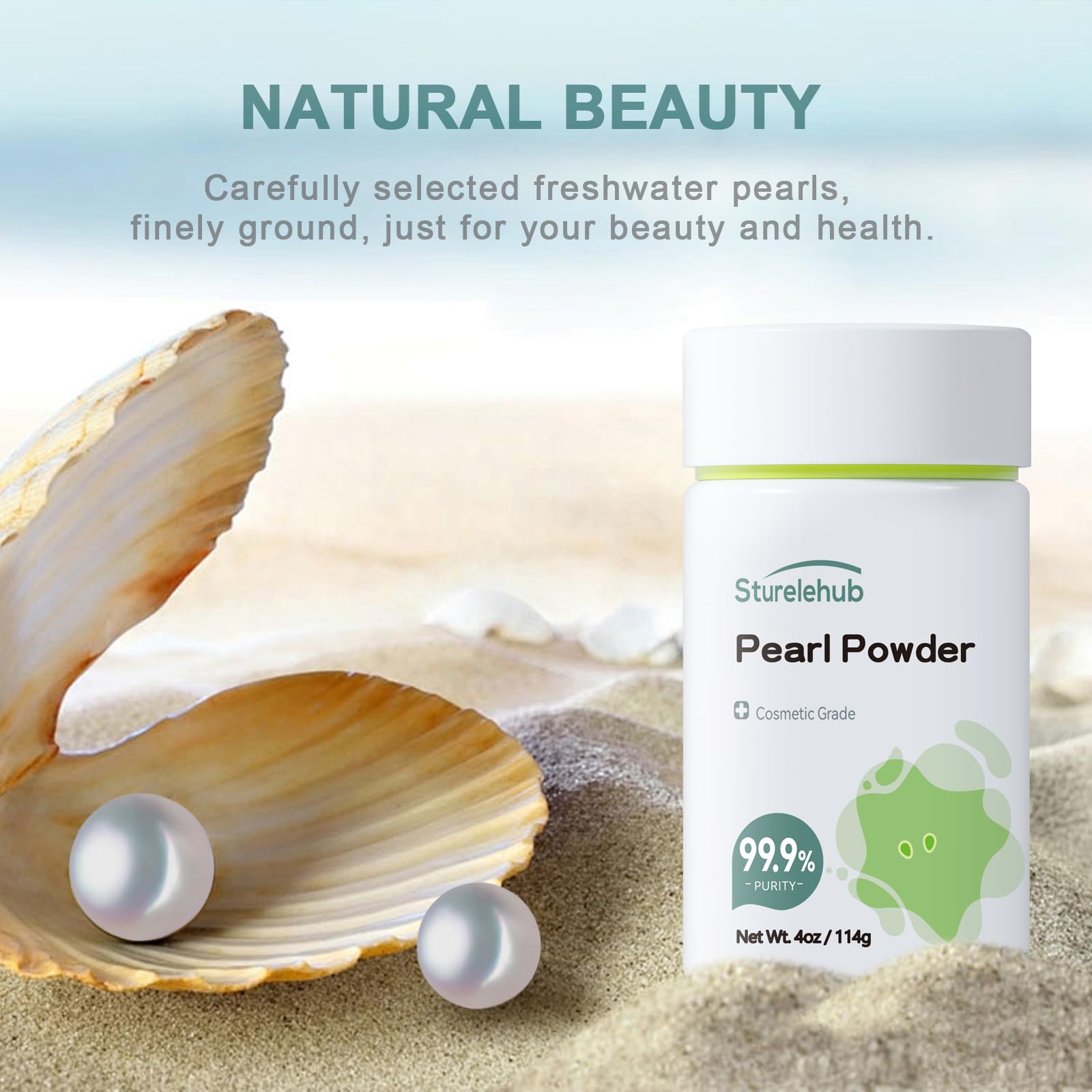 Sturelehub Pearl Powder Organic added to DIY creams for smoother skin rituals.