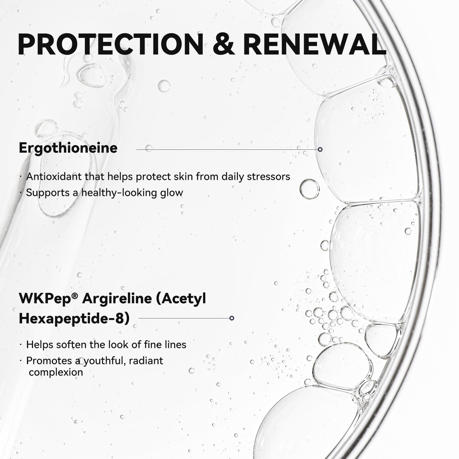 Styirl simple skincare routine layout suggesting biweekly use for a natural glow.