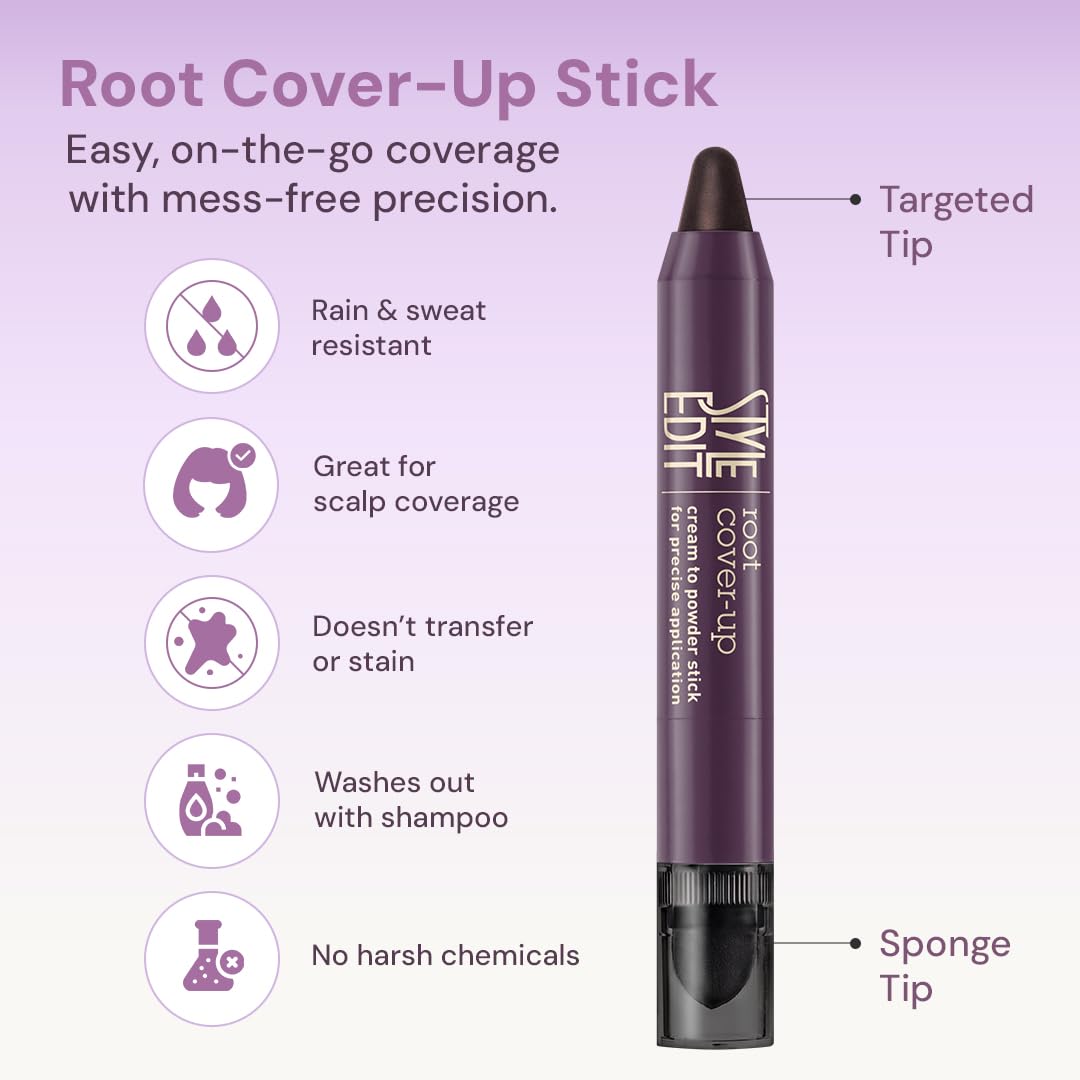 Style Edit instant gray coverage for regrowth with salon-quality color
