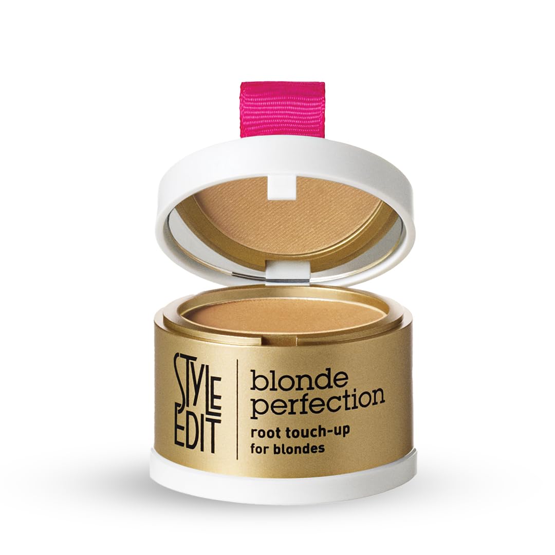 Style Edit precision sponge applicator targets roots for precise coverage.