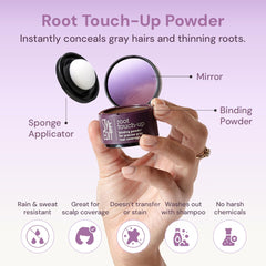 Application brush from STYLE EDIT Root Touch Up Powder enables precise use