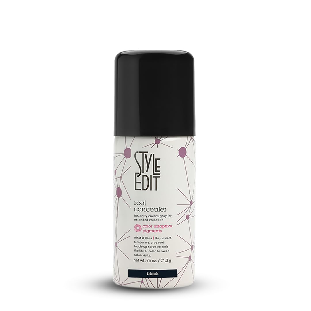 STYLE EDIT Root Touch Up Spray precision nozzle targets roots for discreet coverage.