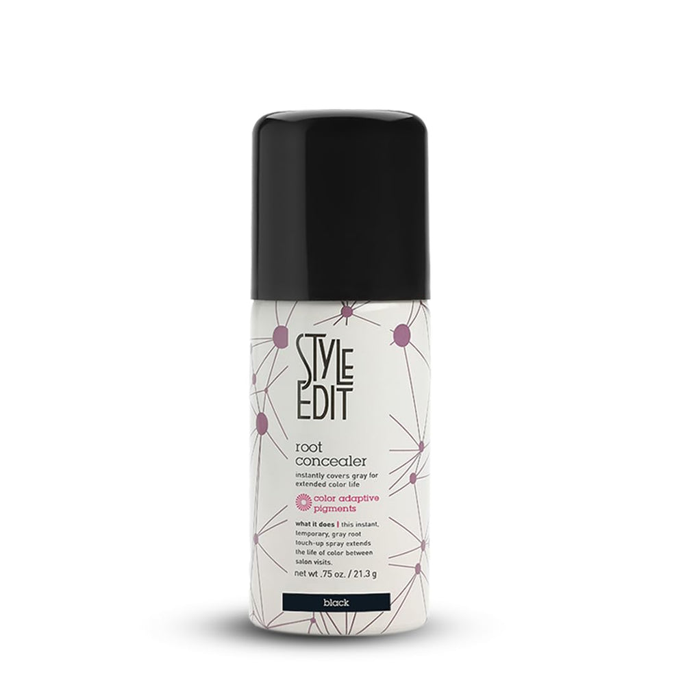 STYLE EDIT Root Touch Up Spray precision nozzle targets roots for discreet coverage.