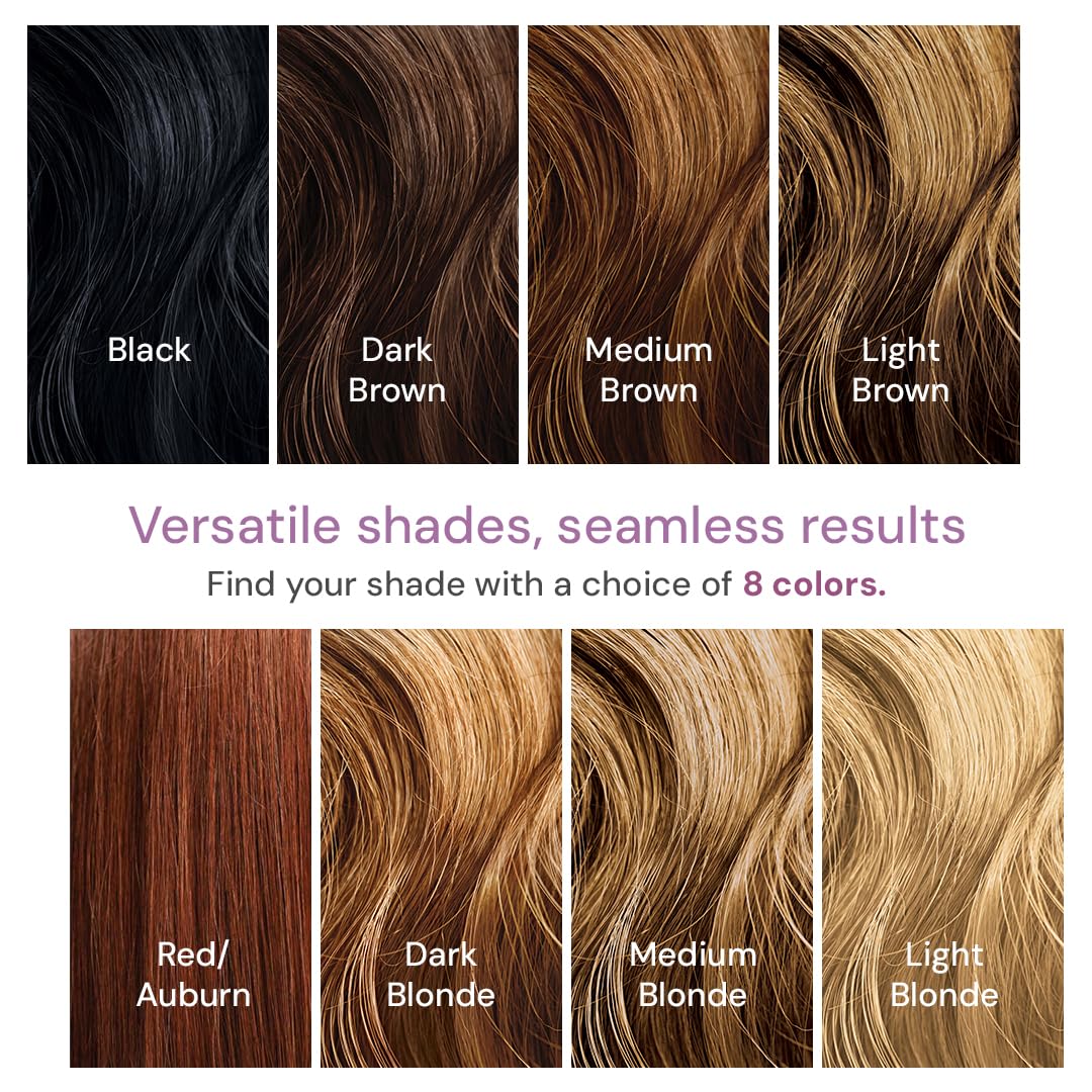 Style Edit Root Touch Up Spray washes out easily with shampoo for quick removal.