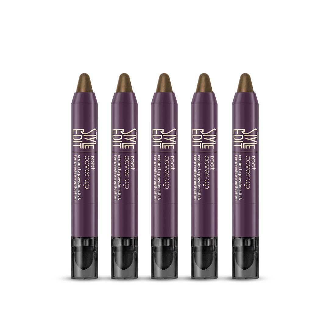Style Edit Root Touch Up Stick conceals gray roots instantly for a seamless blend.