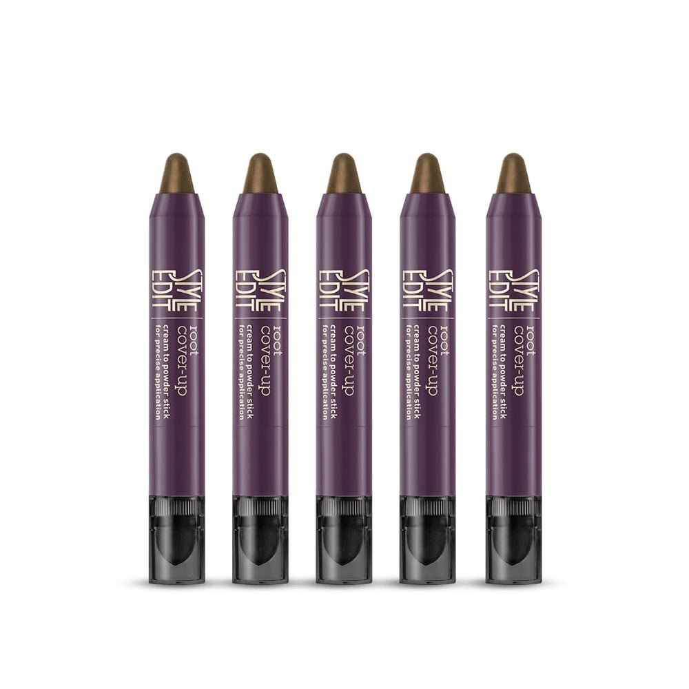 Style Edit Root Touch Up Stick conceals gray roots instantly for a seamless blend.