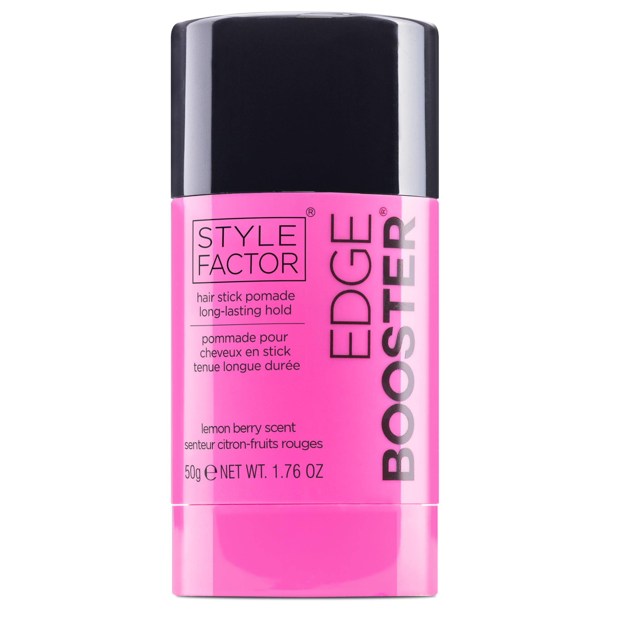 Style Factor Edge Booster bottle-pomade for strong hold and a polished finish.