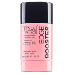 Style Factor Edge Booster front view shows compact packaging for quick styling