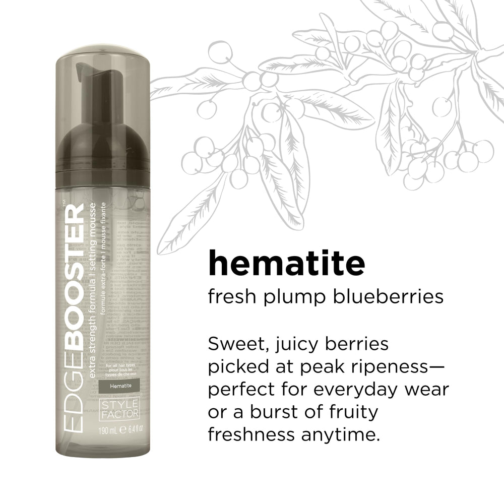 Style Factor Edge Booster hematite packaging for travel use.
