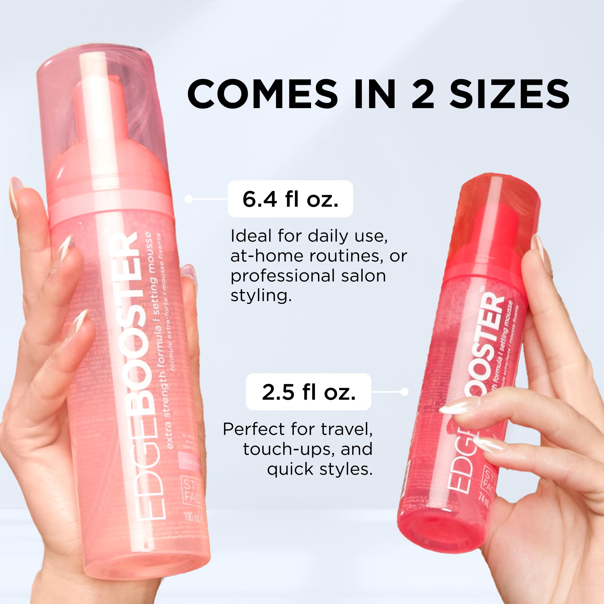 Style Factor Edge Booster lightweight application spreads evenly for precise styling