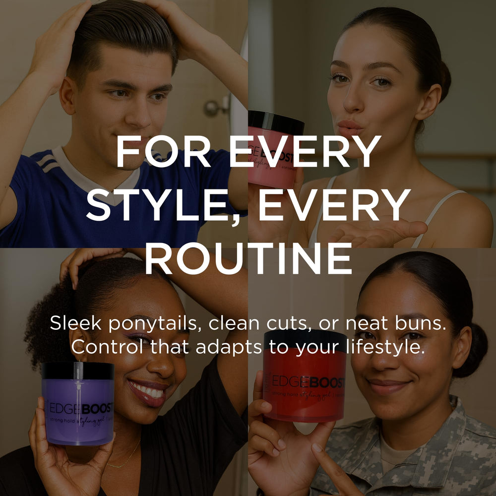 Style Factor EDGE BOOSTER long-lasting hold on textured waves.