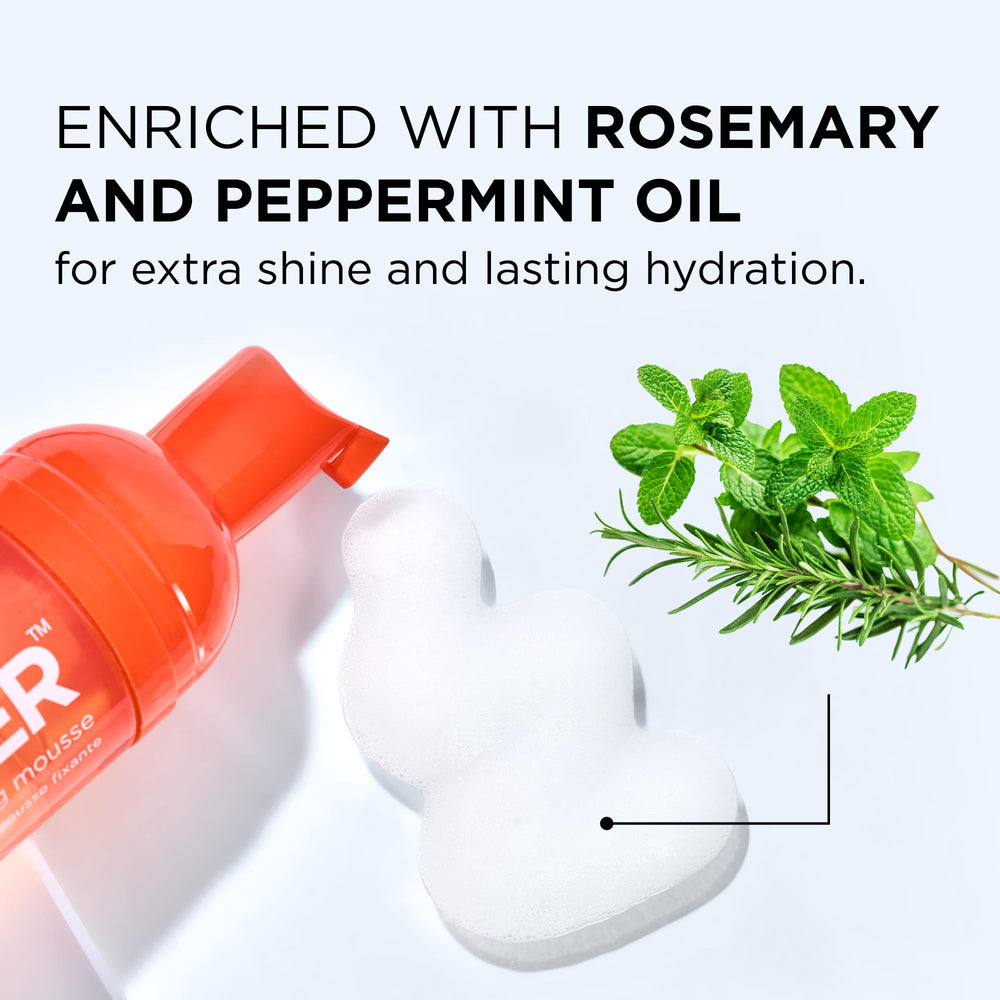 Style Factor Edge Booster rosemary and peppermint conditioning.