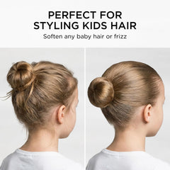 Style Factor Edge Booster sleek ponytail shows firm hold without stiffness