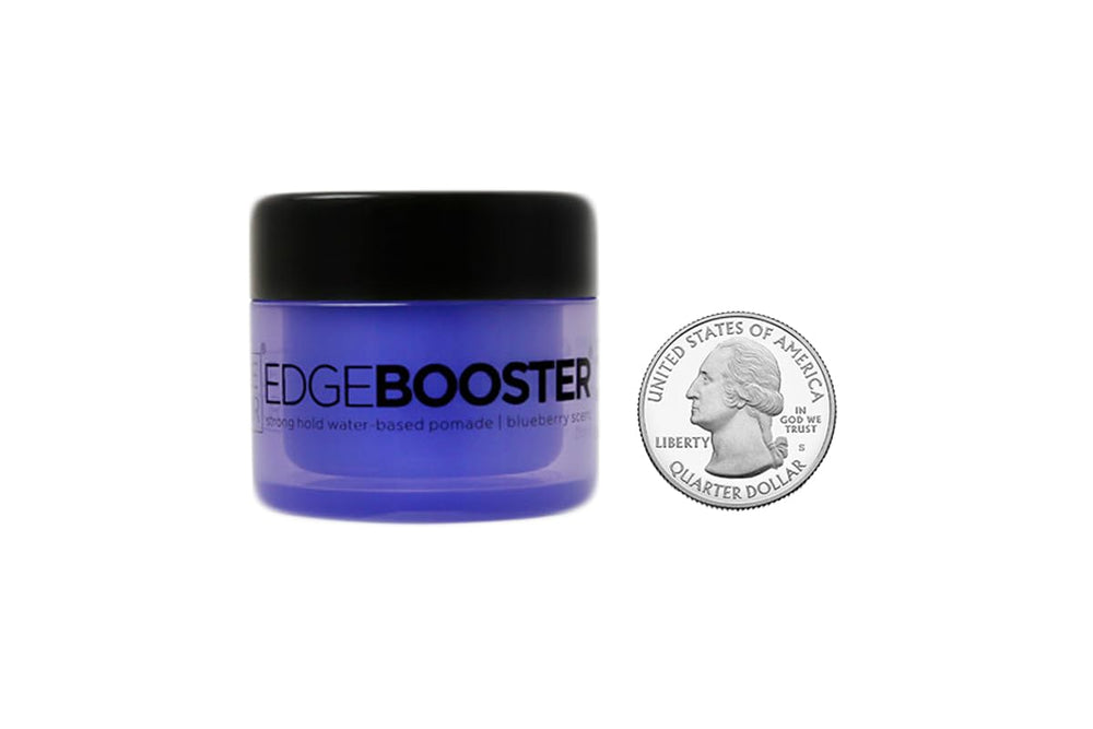 Style Factor EdgeBooster argan oil infusion adds moisture for smooth texture.