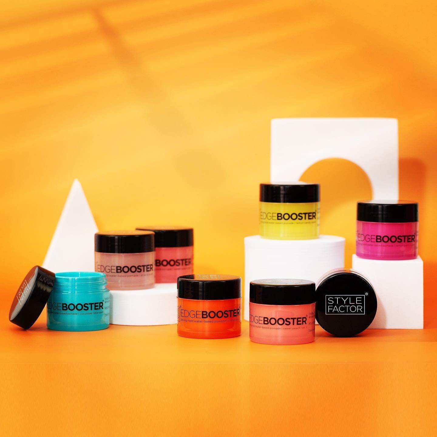Style Factor EdgeBooster final look stays natural and polished all day.