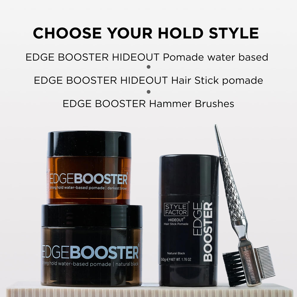 Style Factor Hideout offers a high-shine finish for a refreshed, vibrant look.