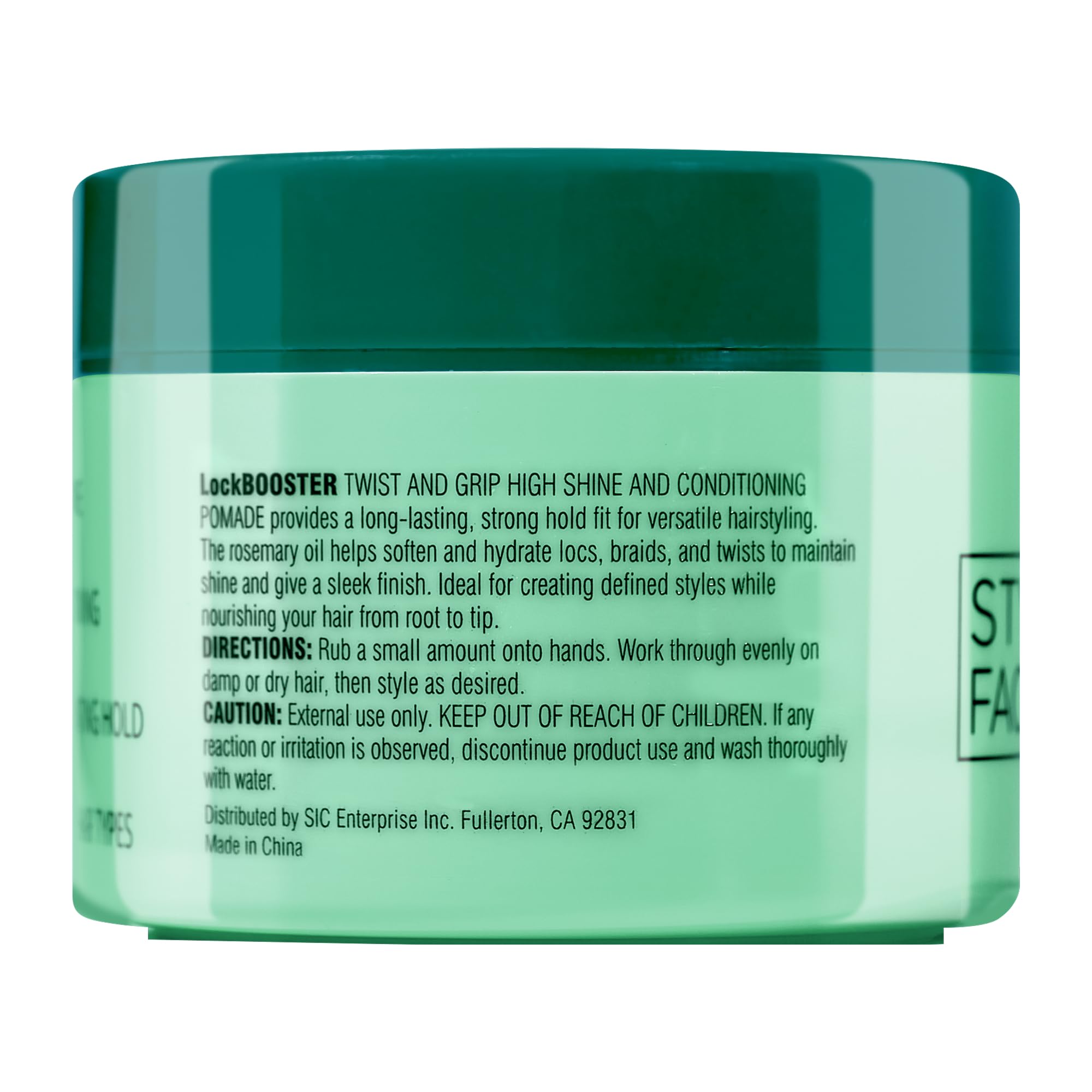 Style Factor Lock Booster at-home use with salon-grade results.