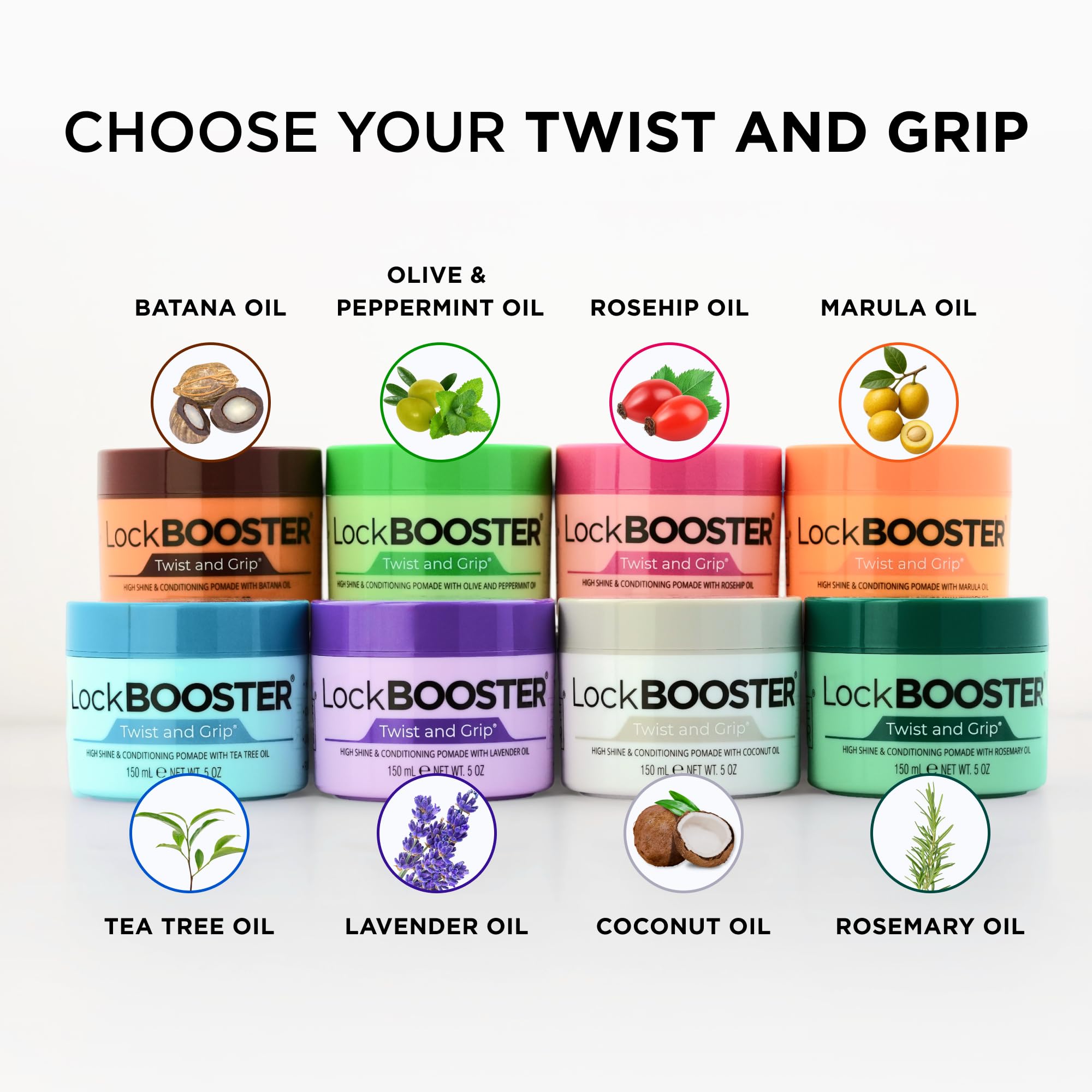 Style Factor Lock BOOSTER swirl on hair demonstrates long-lasting hold and defined twists.