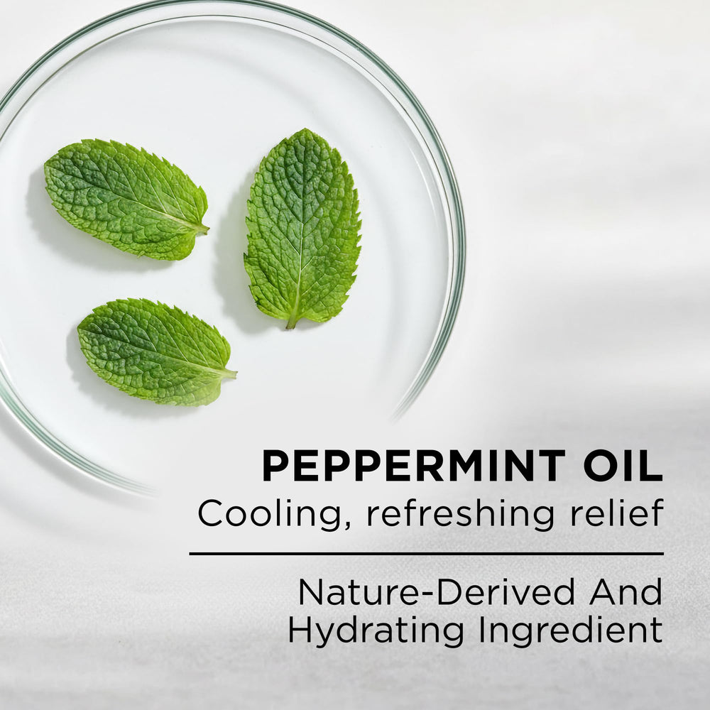 Style Factor LockBOOSTER on scalp shows peppermint cooling sensation
