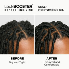 Style Factor LockBOOSTER ingredients closeup featuring peppermint and tea tree oils.