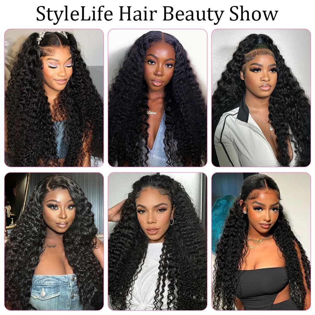 StyleLife 7x5 lace front expands parting options for versatile looks.