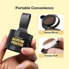 StyleShark Hairline Powder sweatproof formula stays put during workouts.