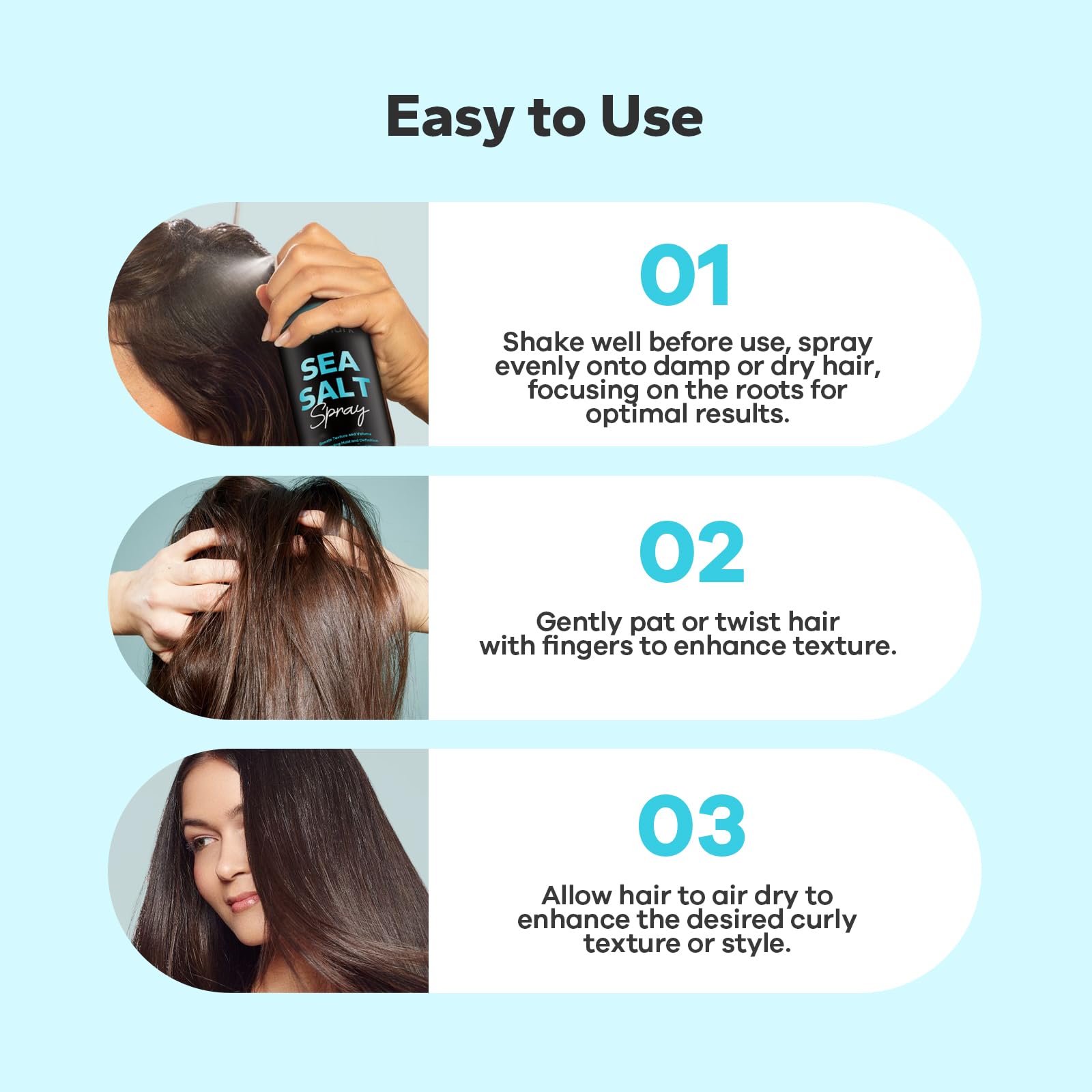 StyleShark Sea Salt Spray bottle on desk for easy styling anytime.
