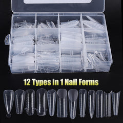 STZPRONAIL clear clips keep forms secure during application.