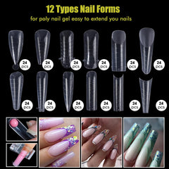 STZPRONAIL brush and files included for smooth gel application.