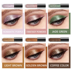 SUake glitter eyeshadow swatches showing rich blendable pigments