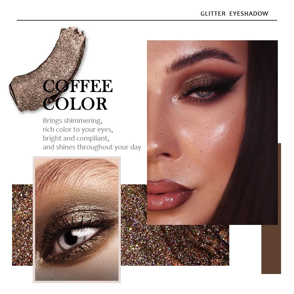 SUake glitter eyeshadow sticks close-up applying wet and dry for varied looks