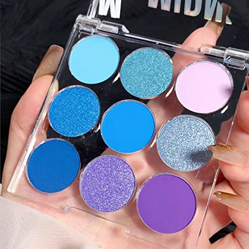 Easy cleanup and removal of SUAKE Purple-Blue Eyeshadow Palette shadows