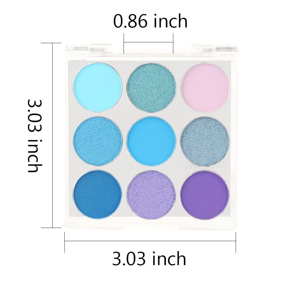 Creative look ideas using SUAKE Purple-Blue Eyeshadow Palette