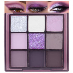 SUAKE Purple Eyeshadow Palette open shows rich pigments for dramatic or everyday looks.