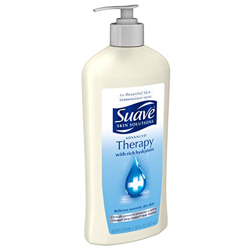 After-use skin appears smoother with Suave Advanced Therapy lotion