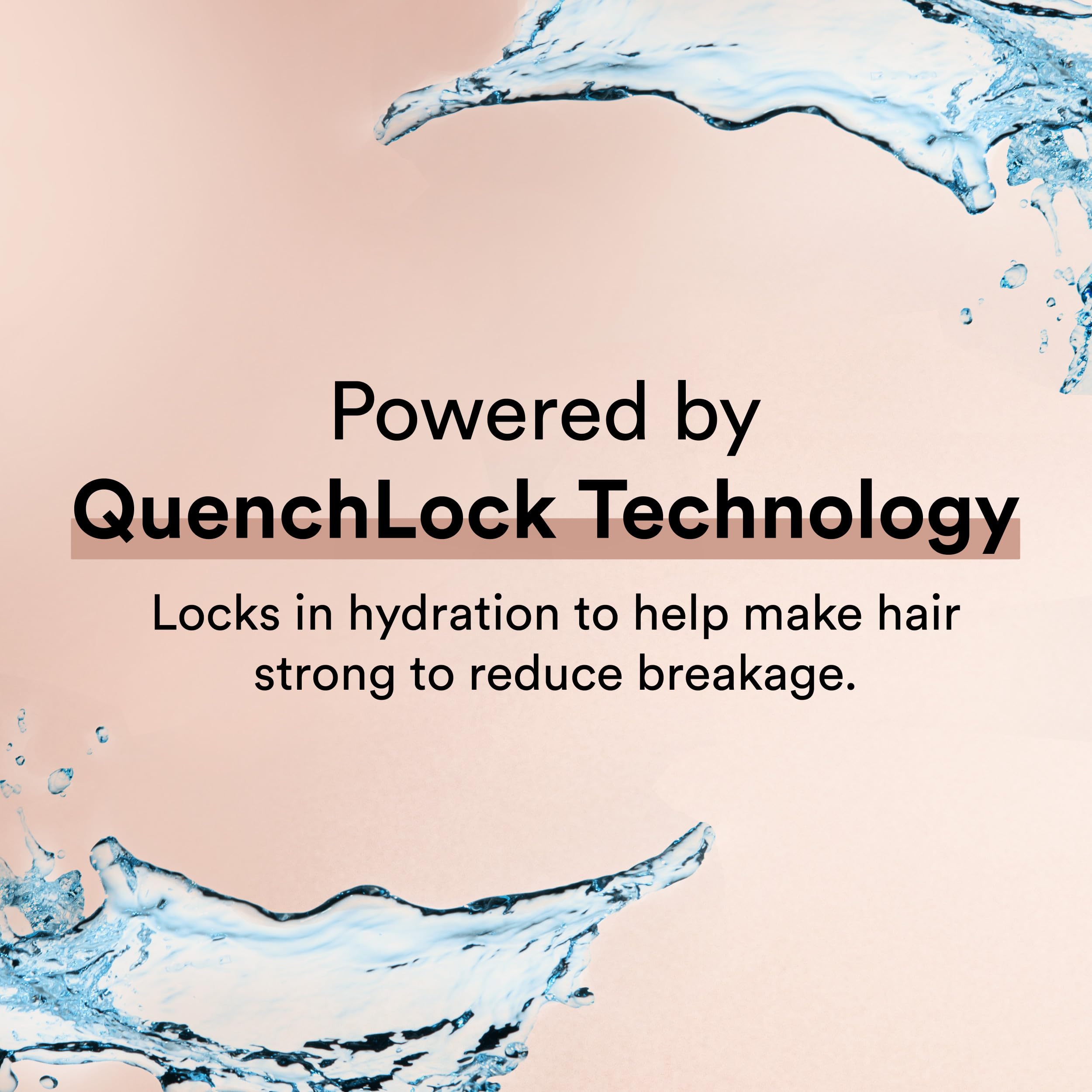 Suave anti-frizz action in finish; controls flyaways.