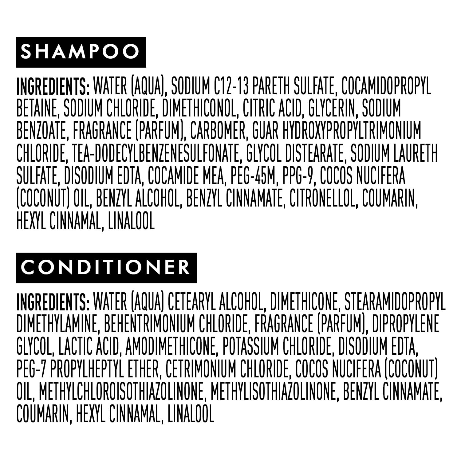Suave Coconut Oil Infusion products in close-up for nourished hair.