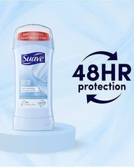 Twist-up action of Suave deodorant for quick, mess-free use