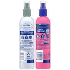 Suave Detangler Spray Berry Awesome nozzle demonstrates easy, even application.