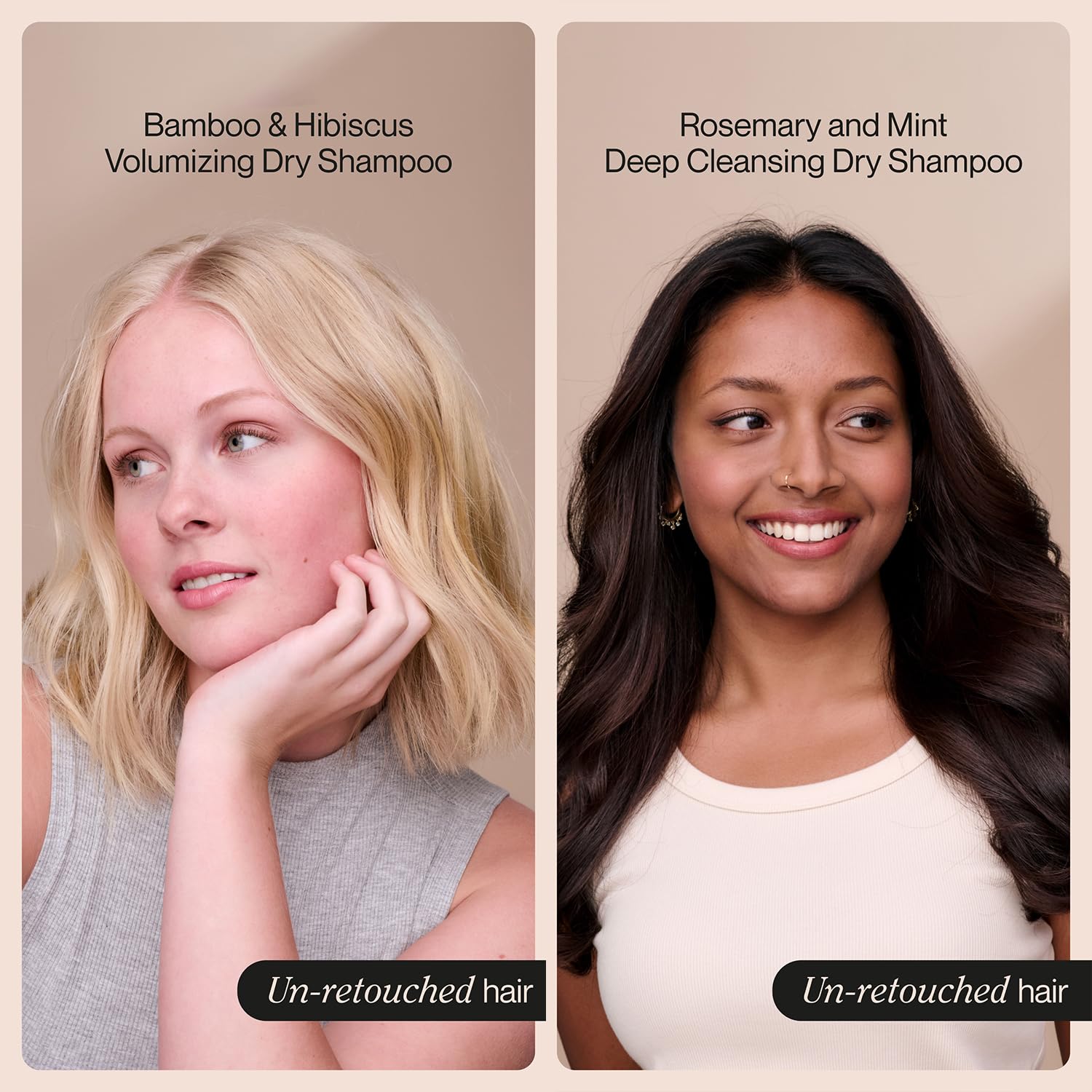 Suave bamboo hibiscus spray application provides texture without heaviness
