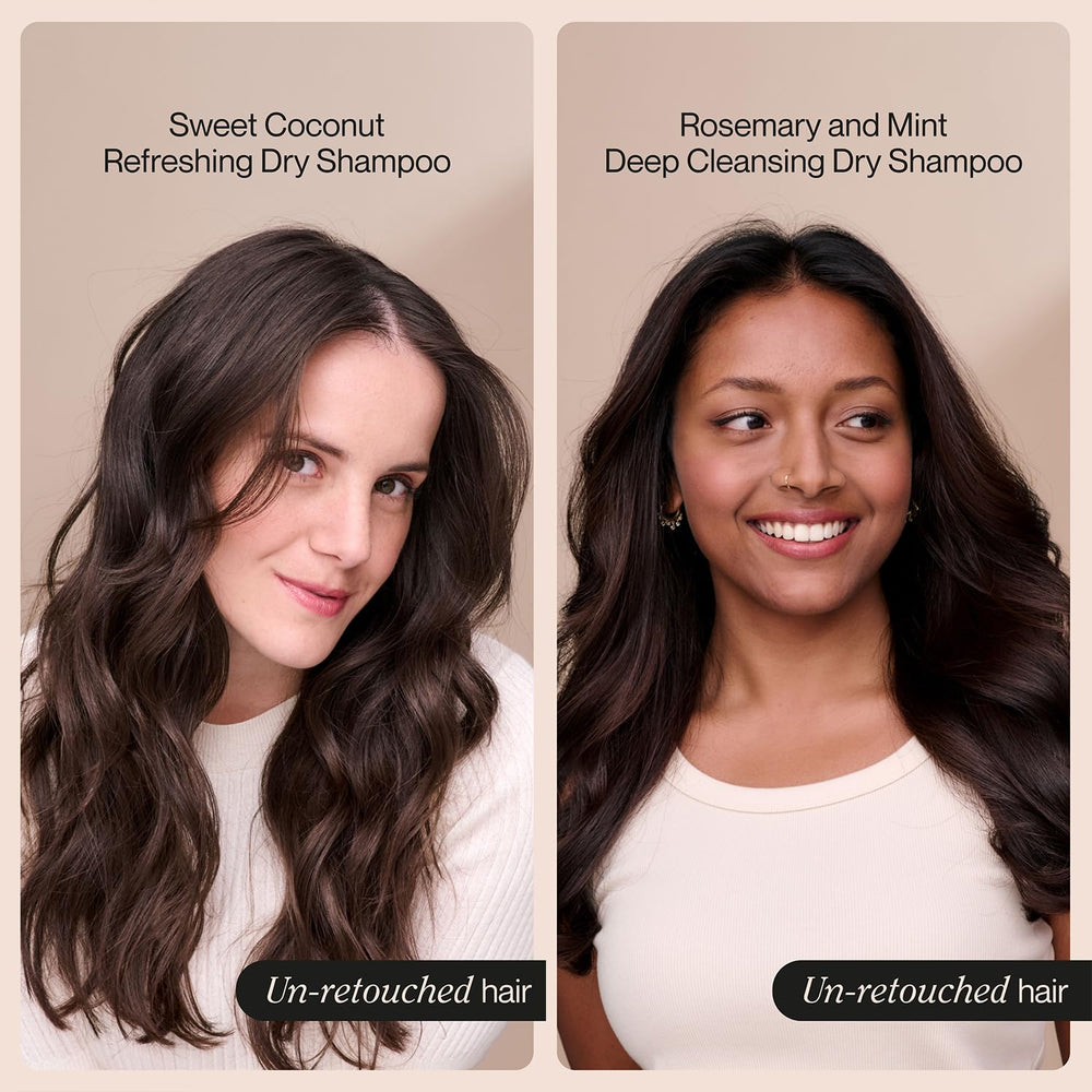 Coconut application close-up demonstrates quick refresh on color-treated hair.