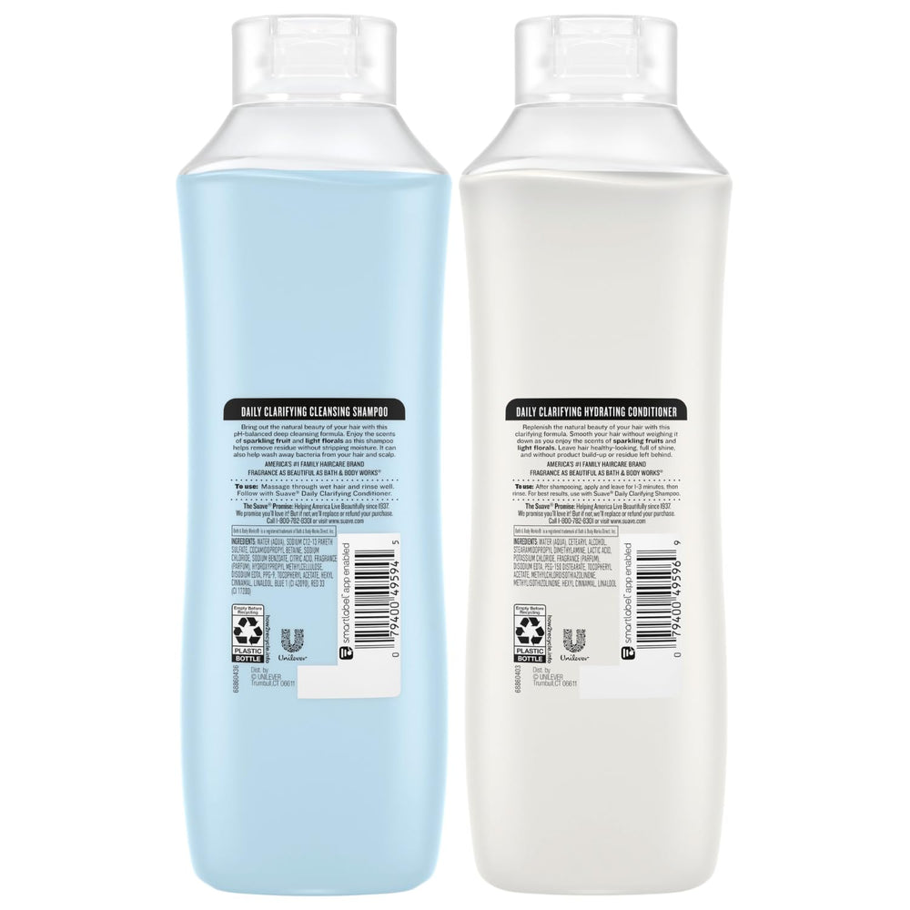 Suave Essentials 2-piece set packaging showcases value and convenience.